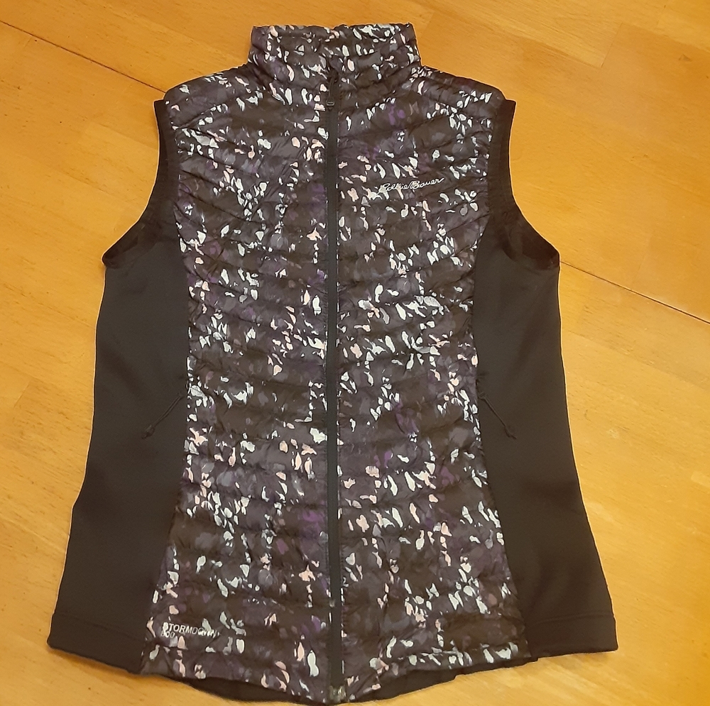 EDDIE BAUER DOWN FIRSTASCENT STORMDOWN 800 WOMENS VEST SIZE XS